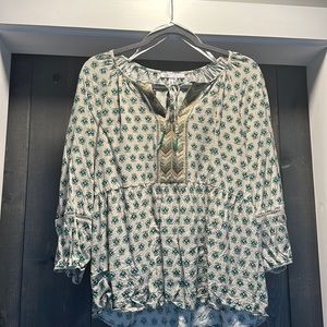 DR2 peasant style top, size M